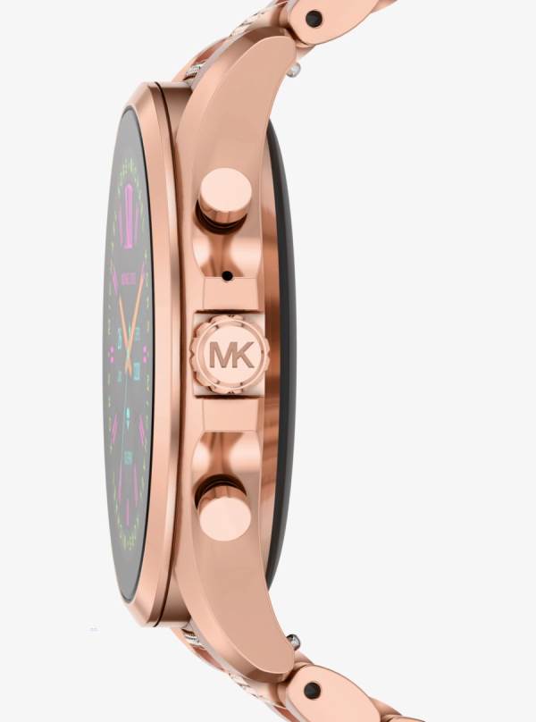 Damske Smart Hodinky Michael Kors Gen 6 Bradshaw Pavé Ruzove Zlate - Hodinky Michael Kors Akcia | ZHBMK-3582